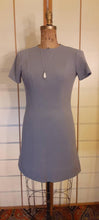Load image into Gallery viewer, Vintage Lilli Ann Women's 60s Couture Sleek Mod Dress Coat Set Gray Knit Fitted Wool So Mad Men
