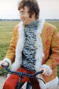 Suede and Shearling Lamb Turquoise Blue and White Embroidered Afghan Coat Almost Famous Hippy Chic Penny Lane S/M Beatles British Invasion!