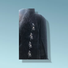 Load image into Gallery viewer, Embroidered Suede Curly Lamb oversized Long Penny Lane Coat