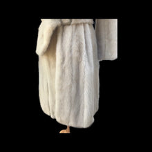 Load image into Gallery viewer, Pearl Mink Princess Pleated Coat Belted Fit and Flare Pinup