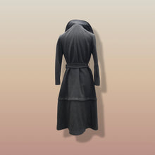 Load image into Gallery viewer, 60’s Vintage Two Tiered Military Coat Wool Long Short Two Length Zip Off