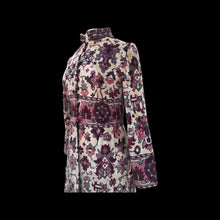 Load image into Gallery viewer, Authentic Anne Klein Vintage 60’s Tapestry Ensemble Coat Skirt Vest Featured in Mad Men