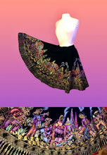 Load image into Gallery viewer, Vintage 50’s Iridescent Velvet Skirt “The Mariachi” Mint Rare Pinup Skirt