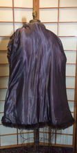Load image into Gallery viewer, 60s Vintage Mink Leather Coat Patchwork Checkered Color Block Mosaic Coat M/L/XL