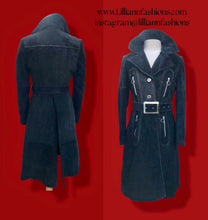 Load image into Gallery viewer, Suede 60’s 70’s Vintage Tailored Couture Coat Made in Spain