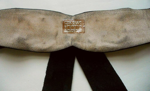 Jeweled Black Glam Suede Belt by HENRYKS BIJOUX Made in Austria Vintage 1980s Glam Swarovski Crystal Fits a waist from 23.5" to 27.5"