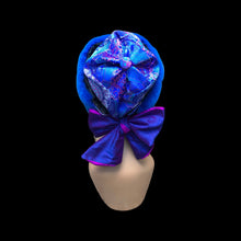 Load image into Gallery viewer, Cobalt Blue Silk and Mink Brocade Hat