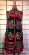 Load image into Gallery viewer, 70s Red Embroidered Vest Floral Ethnic Gucci Style Russian Princess Suzani Turkish Afghan Penny Lane Boho Chic Hippy Princess Floral Flowers