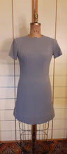 Load image into Gallery viewer, Vintage Lilli Ann Women's 60s Couture Sleek Mod Dress Coat Set Gray Knit Fitted Wool So Mad Men