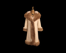 Load image into Gallery viewer, 60’s Camel Coat Printed Vicuna Fur Wool Cashmere Rare Collectible