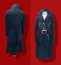 Load image into Gallery viewer, Suede 60’s 70’s Vintage Tailored Couture Coat Made in Spain