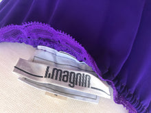 Load image into Gallery viewer, 70’s Purple Dress 3 Piece Belt Bolero I Magnin Chiffon Disco Studio 54