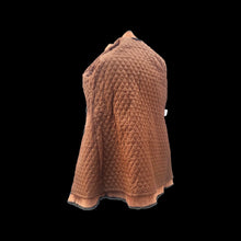 Load image into Gallery viewer, Suede Embroidered Penny Coat with Sherpa