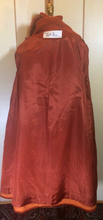 Load image into Gallery viewer, Lilli Ann Orange Coat Dyed Fox Fur Princess and Swing Style One Size Fits Most S/M/L