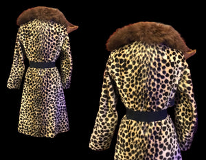 60’s Leopard Print “Cheetah” Coat