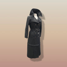 Load image into Gallery viewer, 60’s Vintage Two Tiered Military Coat Wool Long Short Two Length Zip Off
