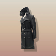 Load image into Gallery viewer, 60’s Vintage Two Tiered Military Coat Wool Long Short Two Length Zip Off