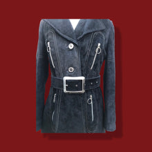 Load image into Gallery viewer, Suede 60’s 70’s Vintage Tailored Couture Coat Made in Spain