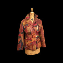 Load image into Gallery viewer, Patchwork 70’s Leather Jacket