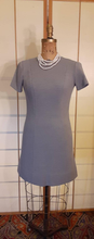 Load image into Gallery viewer, Vintage Lilli Ann Women's 60s Couture Sleek Mod Dress Coat Set Gray Knit Fitted Wool So Mad Men