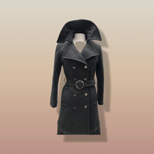 Load image into Gallery viewer, 60’s Vintage Two Tiered Military Coat Wool Long Short Two Length Zip Off