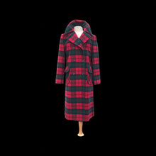 Load image into Gallery viewer, Pendleton Plaid Red Tartan Coat Pure Wool