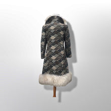 Load image into Gallery viewer, 60’s 70’s Tapestry Shearling Penny Lane Boho Coat