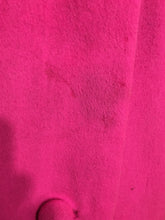 Load image into Gallery viewer, Vintage 60s Pink Lilli Ann Wool Coat with Fox Fur Collar Princess Mod Audrey Hepburn Jackie Kennedy Flexible Size Loose Fit