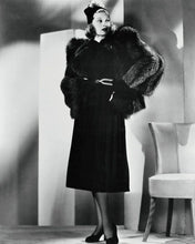 Load image into Gallery viewer, 30s Black Velvet and Fur Women&#39;s Coat---Film Noir &quot;Hattie Carnegie&quot; Style Hollywood Glamour Pinup Fit and Flare Princess Coat