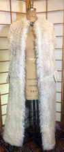 Load image into Gallery viewer, 70s Suede Shearling Embroidered Coat Full Length White Genuine Afghan ICONIC 70's Penny Lane Rocker Almost Famous M/L