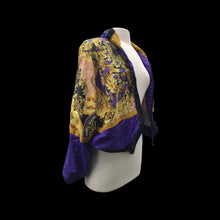 Load image into Gallery viewer, Purple Gold Nylon Jacket Windbreaker
