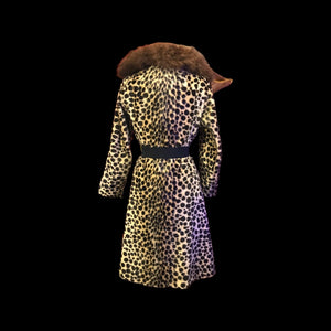 60’s Leopard Print “Cheetah” Coat