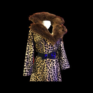 60’s Leopard Print “Cheetah” Coat