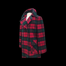 Load image into Gallery viewer, Pendleton Plaid Red Tartan Coat Pure Wool