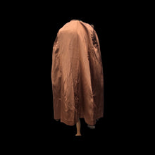 Load image into Gallery viewer, Vintage Tapestry Carpet Gold Brown Fur Trim Princess Coat