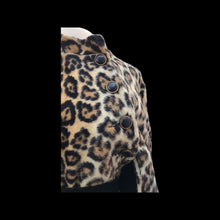 Load image into Gallery viewer, 60’s Leopard Cape Poncho Jaguar Print Faux Fur One Size Fits All