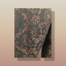 Load image into Gallery viewer, 80s Lace Mesh Black Brown Steampunk Victorian Spring Light Coat