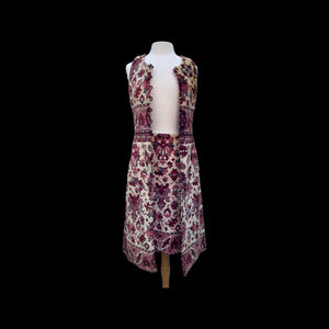 Authentic Anne Klein Vintage 60’s Tapestry Ensemble Coat Skirt Vest Featured in Mad Men