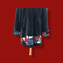 Load image into Gallery viewer, Fur Sheared Beaver Mondriaan Inspired carved intarsia coat Zuki Style