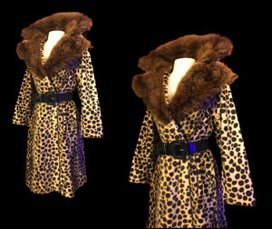 60’s Leopard Print “Cheetah” Coat