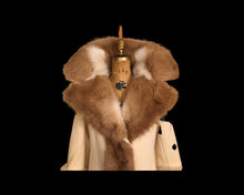 Load image into Gallery viewer, 60’s Camel Coat Printed Vicuna Fur Wool Cashmere Rare Collectible