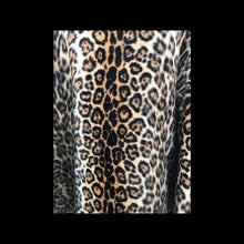 Load image into Gallery viewer, 60’s Leopard Cape Poncho Jaguar Print Faux Fur One Size Fits All