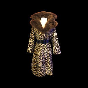 60’s Leopard Print “Cheetah” Coat