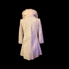 Load image into Gallery viewer, 60’s LIlli Ann Tapestry Brocade Coat with Mink Collar Wedding Holiday