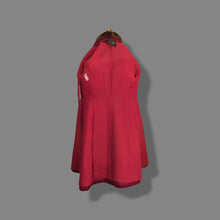 Load image into Gallery viewer, Vintage 40’s Coat Cranberry Red with Fur Trim and Wool