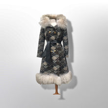Load image into Gallery viewer, 60’s 70’s Tapestry Shearling Penny Lane Boho Coat
