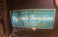 Load image into Gallery viewer, Suede Sheepskin Shearling Penny Lane Coat Princess Fit and Flare Almost Famous Small Boho Hippy Bohemian Made in England