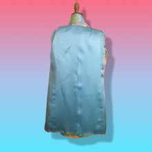 Load image into Gallery viewer, 60’s Shift Dress and Coat Set by I. Magnin Pastel Floral Pink Blue Crystal Buttons