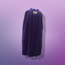 Load image into Gallery viewer, 40’s 50’s Purple Long Boucle Coat with Curly Lamb Fur