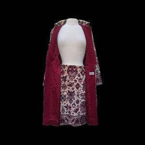 Authentic Anne Klein Vintage 60’s Tapestry Ensemble Coat Skirt Vest Featured in Mad Men